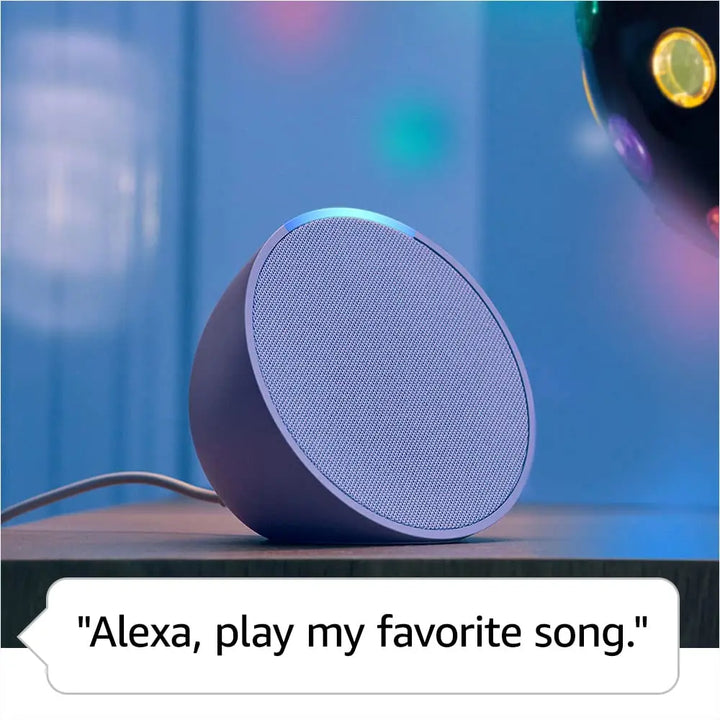 Smart Speaker with Alexa – Bluetooth 5.3, 4.1 Stereo Sound, Built-in Display