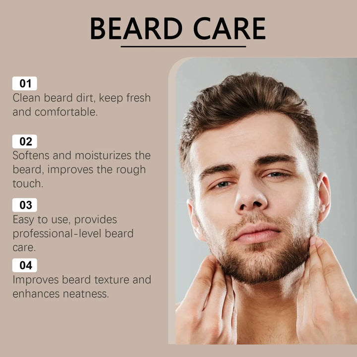 East Moon Beard Care Series Moisturize Split Ends Keep Smooth Dashing Gentlemen Regrowth Enhancer Gifts For Men Beard Growth Oil