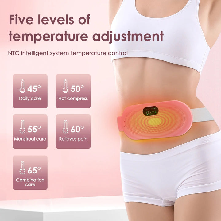 Heated Massage Warming Palace Belt For Girls During Menstrual Period Auntie Nuangongbao Intelligent Heating Waist Massage Device
