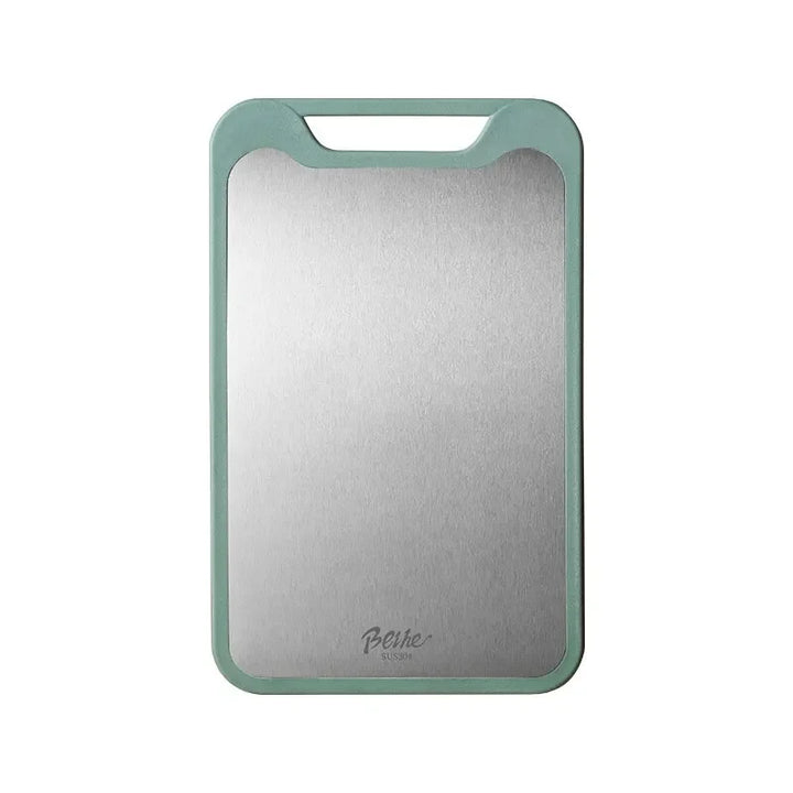 Double-Sided Cutting Board – Stainless Steel and Plastic, Multifunctional for Meats, Vegetables, and Fruits