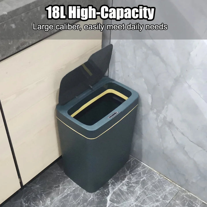 Smart Trash Can 15L – Auto Sensor & Self-Sealing Technology