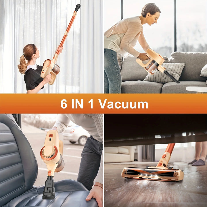 INSE N3003 Cordless Vacuum Cleaner – 175W, Portable with HEPA Filter