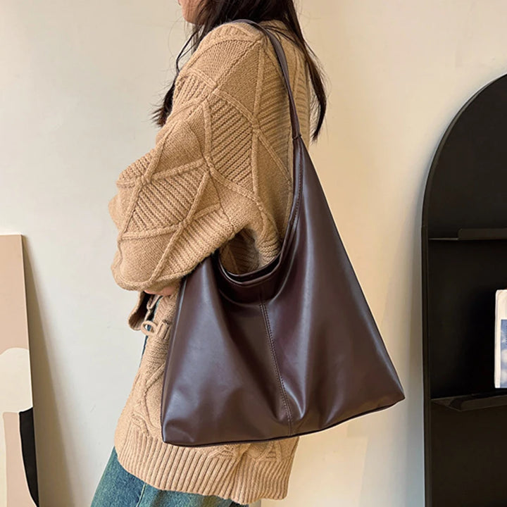 Women's Casual TPU Bag with Polyester Lining – Solid Design and Rigid Structure