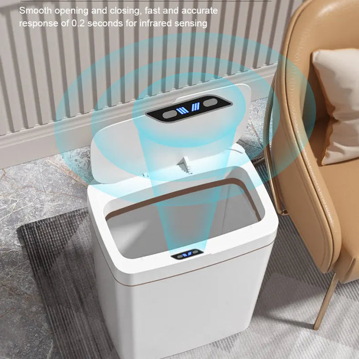 Smart Trash Can 15L – Auto Sensor & Self-Sealing Technology