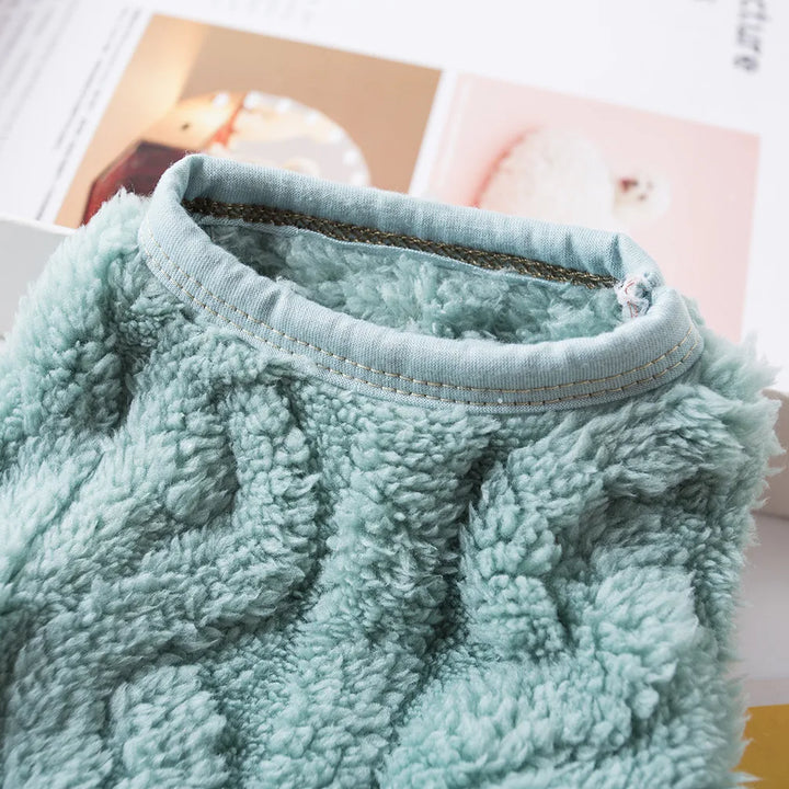 Soft Fleece Cat Jacket – Autumn/Winter Casual Style Pet Clothing | Holapet
