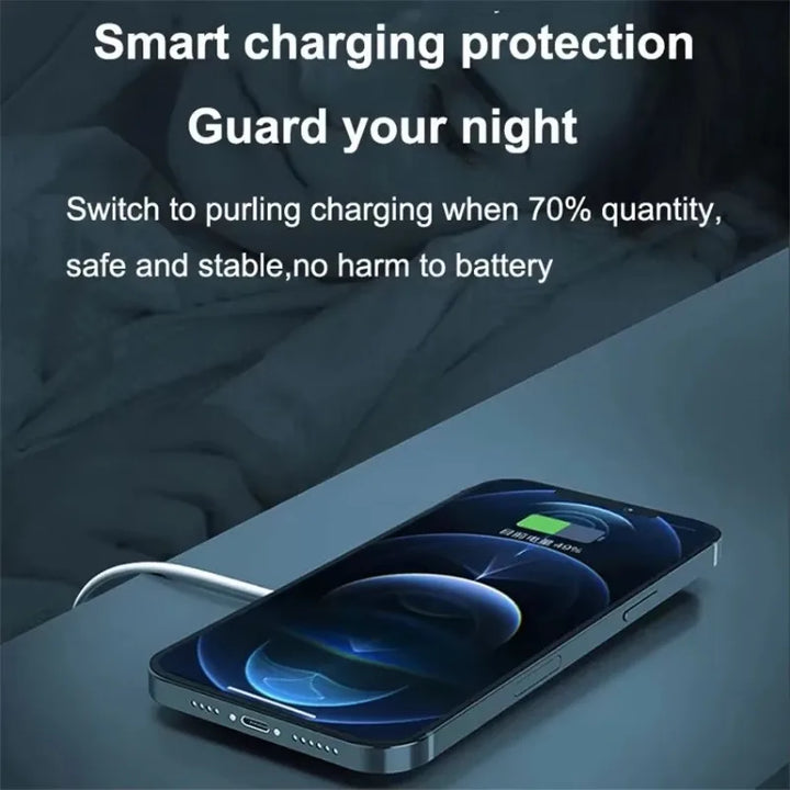 VIKEFON 30W Magnetic Wireless Charger – iPhone, Type-C