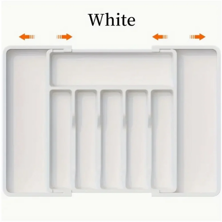 Optimize your kitchen space with this expandable cutlery drawer organizer