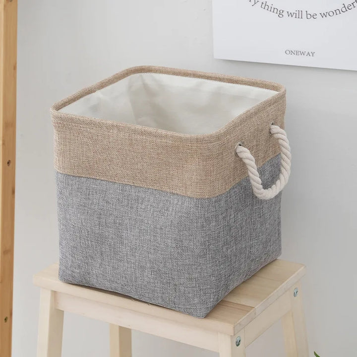 Foldable Fabric Storage Basket – Multi-Purpose Organizer
