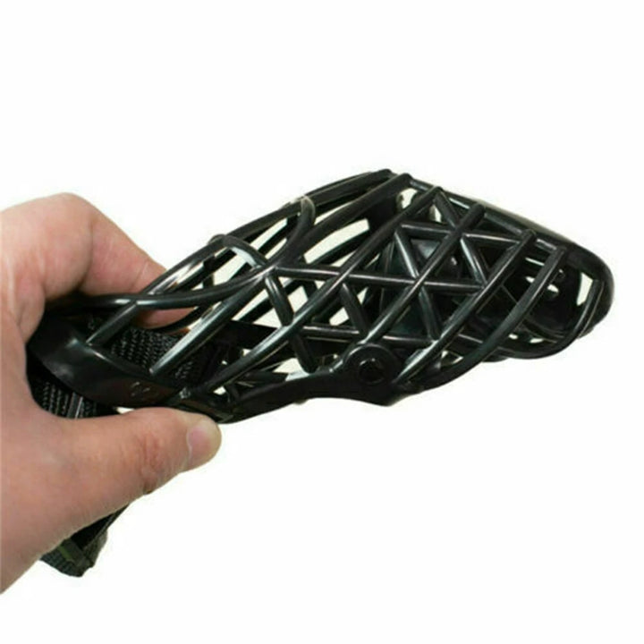 Pet Dog Muzzles Adjustable Breathable Soft Comfy Dogs Mouth Muzzle Mask for Small Medium Large Dogs Stop Biting Barking Chewing
