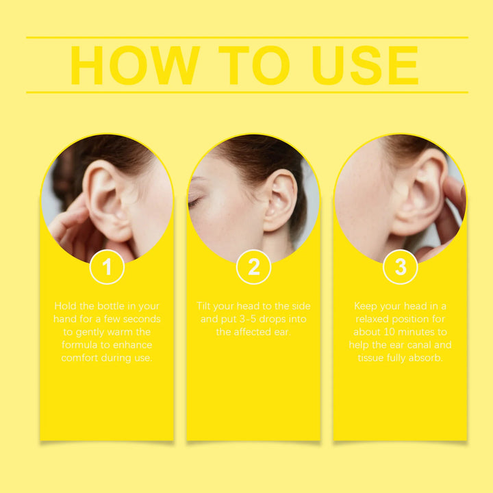 Tinnitus Relief Spray Improve Listening Soothing Ear Itchy Discomfort Hearing Loss Cleaning Earwax Blockage Otitis Care Spray