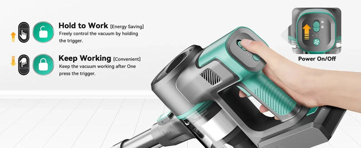 INSE S10K Cordless Vacuum Cleaner – 350W Portable, 1–2L Capacity with Crevice Nozzle