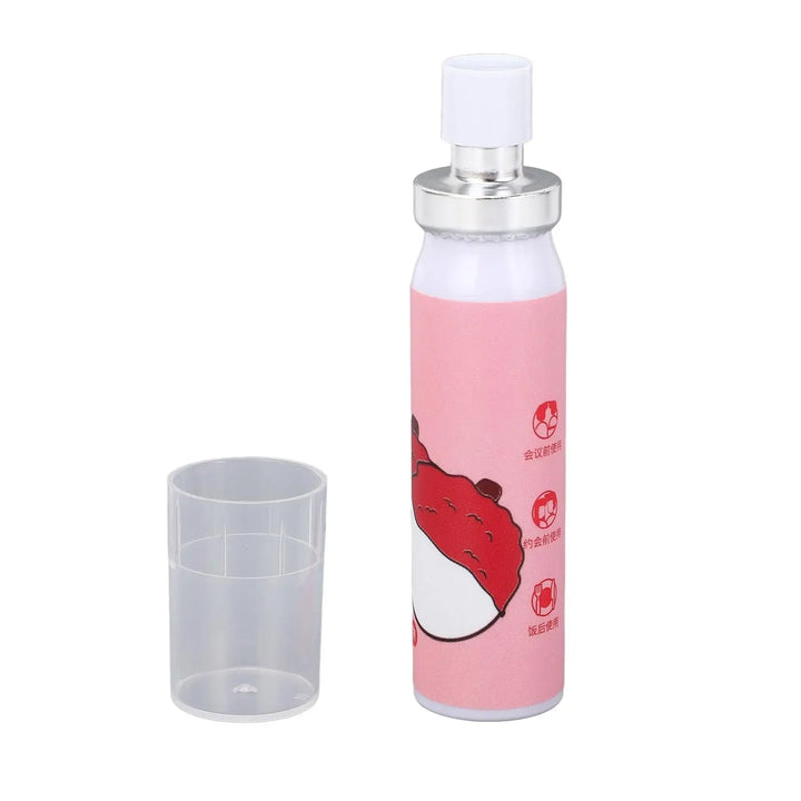Lychee Flavor Breath Spray for travel Size 20ml Fresh Breath Oral Care Non Irritating Bad Breath Eliminator