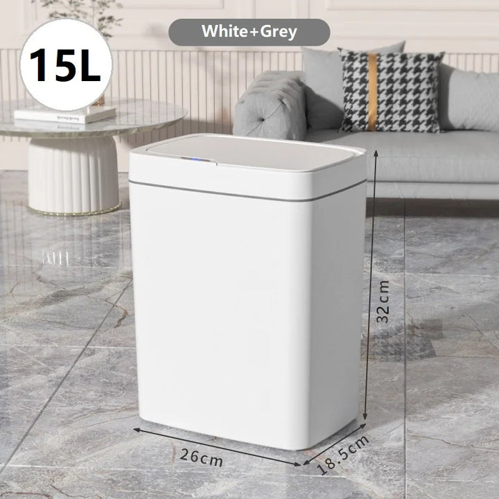 Smart Trash Can 15L – Auto Sensor & Self-Sealing Technology