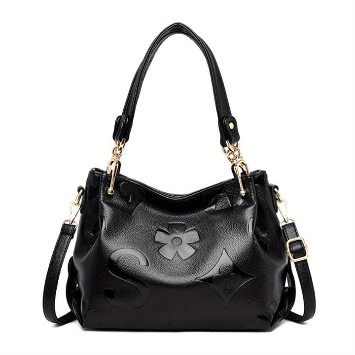 Women's Floral PU Shoulder Bag – Casual Style for All Seasons
