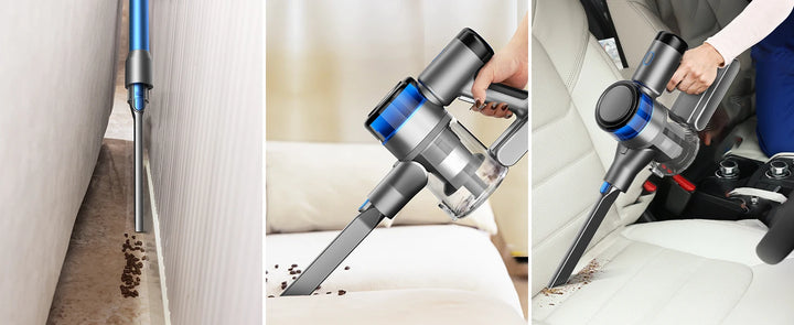 INSE S9X Cordless Vacuum Cleaner – 400W Portable, 1–2L Capacity with Crevice Nozzle