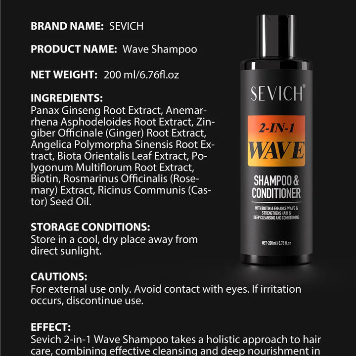 Deep Wave Control Pomade Shampoo Kit Biotin Prevent Hair Loss Edge Control Gel Sport Strong Hold Wave Hair Gel For African Men