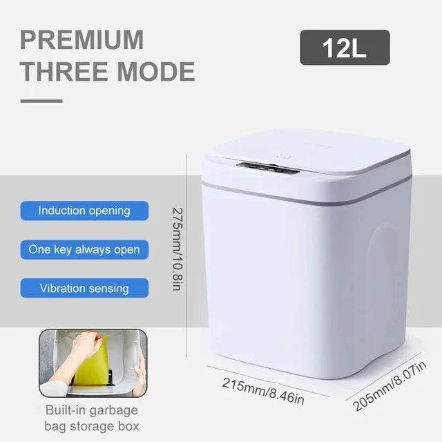 Smart Trash Can 20L – Automatic Sensor & Waterproof Lid
