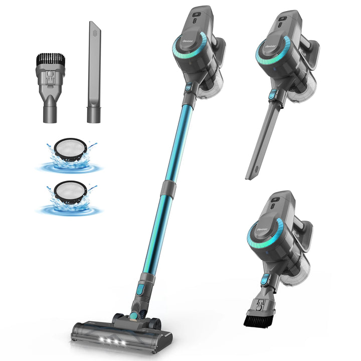 INSE 175W Cordless Handheld Vacuum Cleaner with HEPA Filter – 0.6L to 1L Capacity
