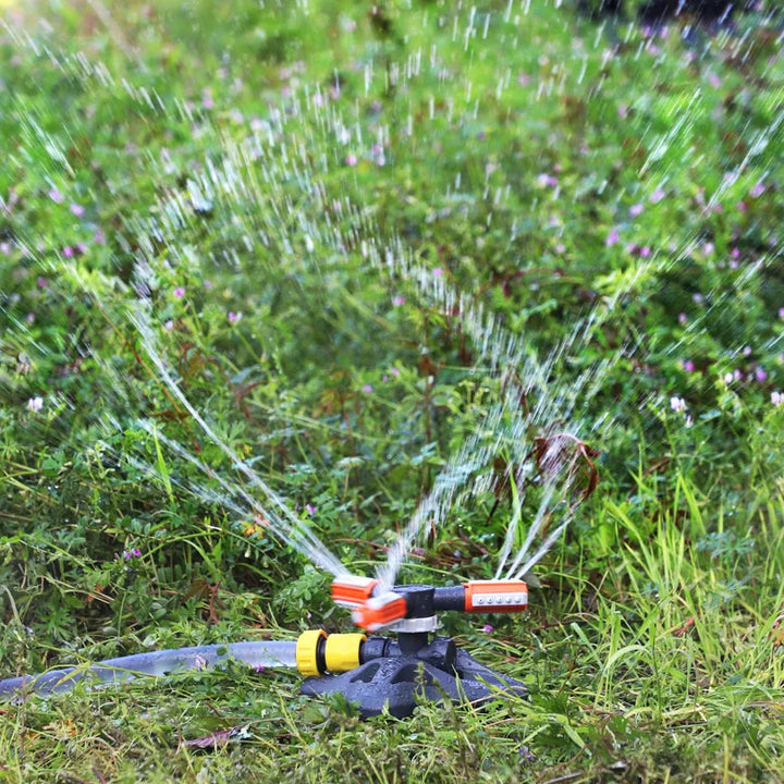 1pcs Adjustable 360° Automatic Rotating Sprinklers Automatic Watering Nozzles for Lawns Irrigation Devices Gardens Agriculture