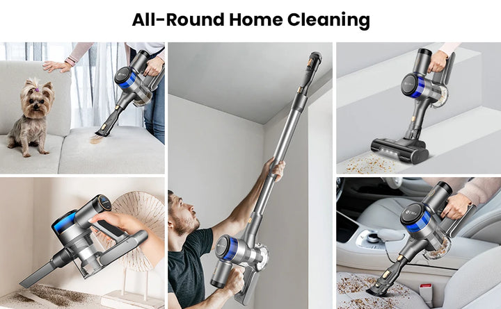 INSE 400W Cordless Handheld Vacuum Cleaner – 1–2L with Crevice Nozzle