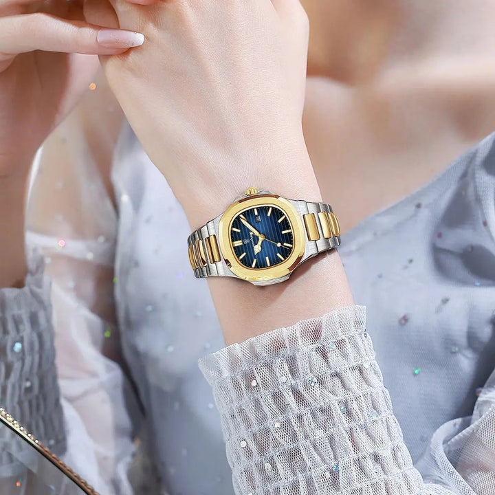 POEDAGAR Luxury Casual Quartz Watch | Waterproof, Luminous Hands, Stainless Steel Band