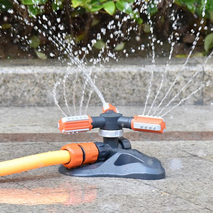 1pcs Adjustable 360° Automatic Rotating Sprinklers Automatic Watering Nozzles for Lawns Irrigation Devices Gardens Agriculture