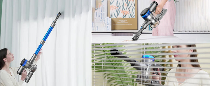 INSE S9X Cordless Vacuum Cleaner – 400W Portable, 1–2L Capacity with Crevice Nozzle