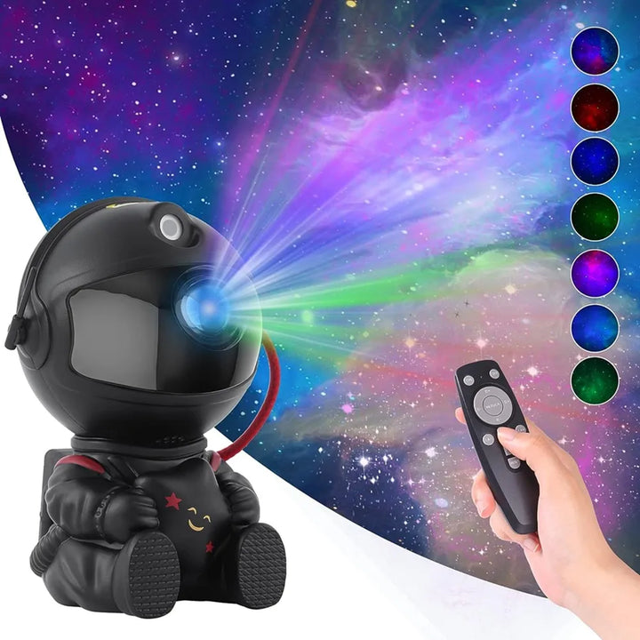 Galaxy Projector Rocket Astronaut – LED Night Light 5V for Bedroom or Gift