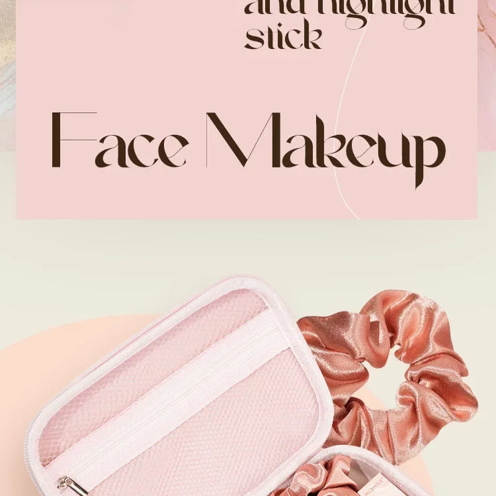 Face Makeup Set Portable Travel Size Lip Mud Mascara Blush Eyeliner Eyeshadow Contour Stick Highlighter Foundation Eyebrow Pen
