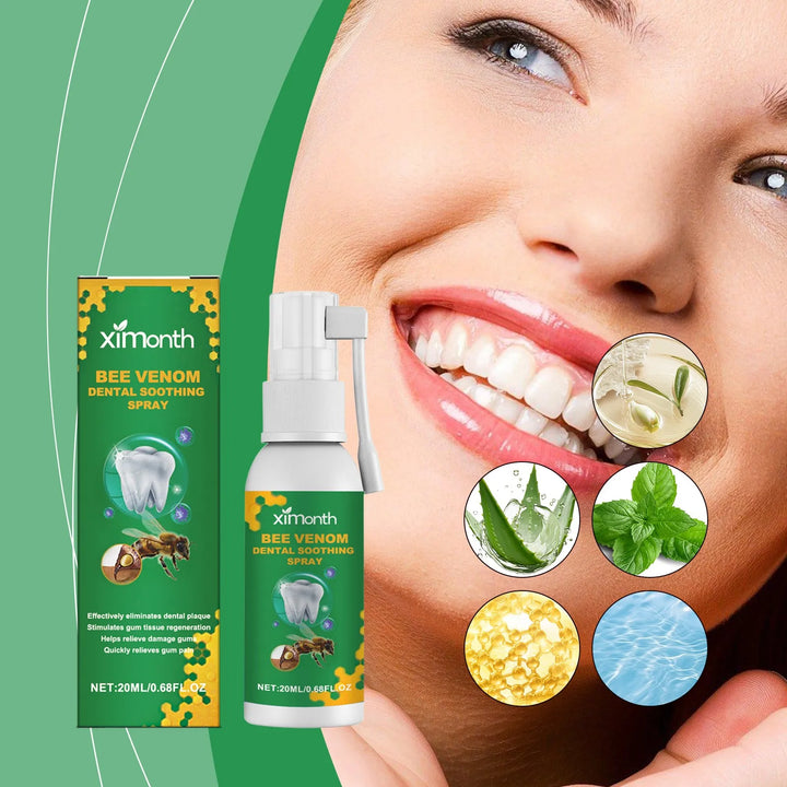 Oral Care Spray Bee Soothing Spray Soothing Oral Spray Decomposes Plaque, Relieves Inflammation And Redness, 20ML