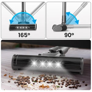 INSE 400W Cordless Handheld Vacuum Cleaner – 1–2L with Crevice Nozzle