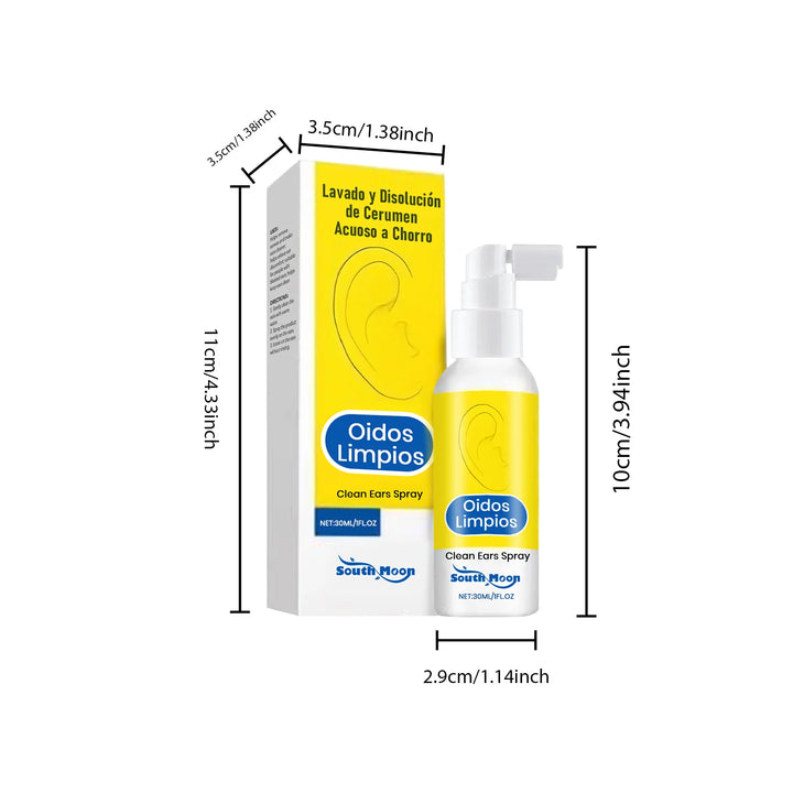 Tinnitus Relief Spray Improve Listening Soothing Ear Itchy Discomfort Hearing Loss Cleaning Earwax Blockage Otitis Care Spray