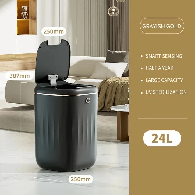 Smart Trash Can 20L – Automatic Sensor & Waterproof Lid