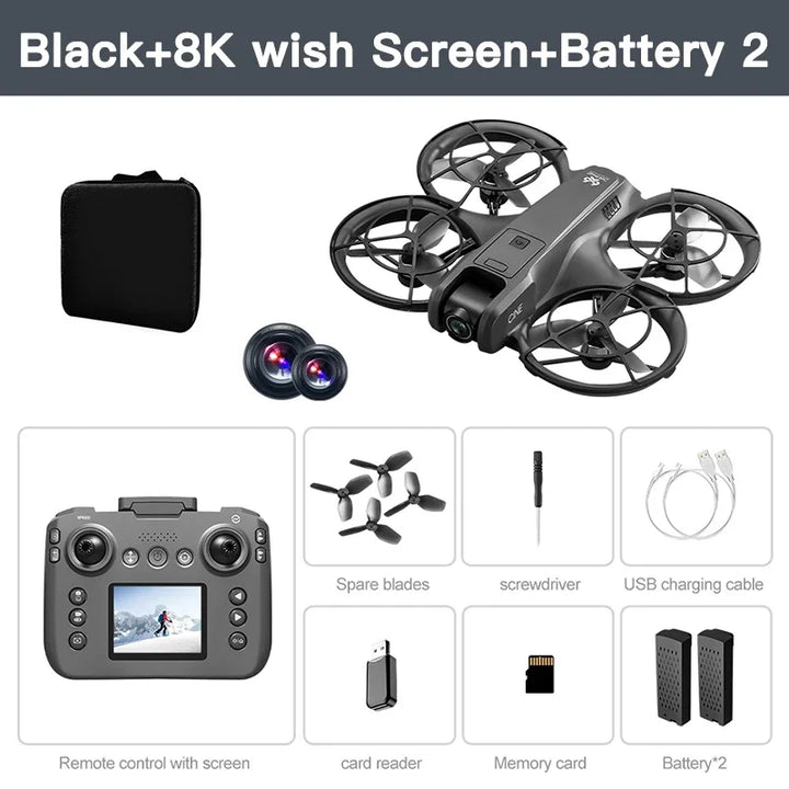 Xiaomi V666 MINI Drone 4K Professional WIFI 5G Dron Obstacle Avoidance Brushless Altitude Headless Mode RC Quadcopter FPV Toys