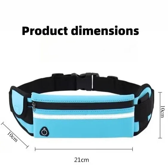 Unisex Multifunctional Sports Waist Bag – Waterproof, with Phone and Bottle Holder | Running and Cycling