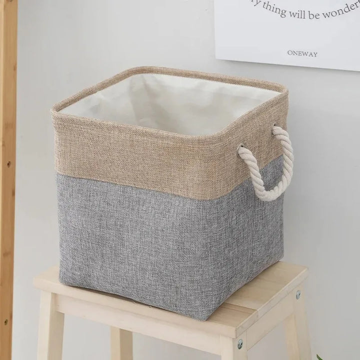 Foldable Fabric Storage Basket – Multi-Purpose Organizer