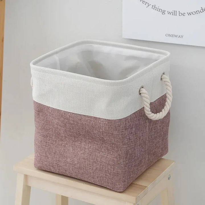Foldable Fabric Storage Basket – Multi-Purpose Organizer