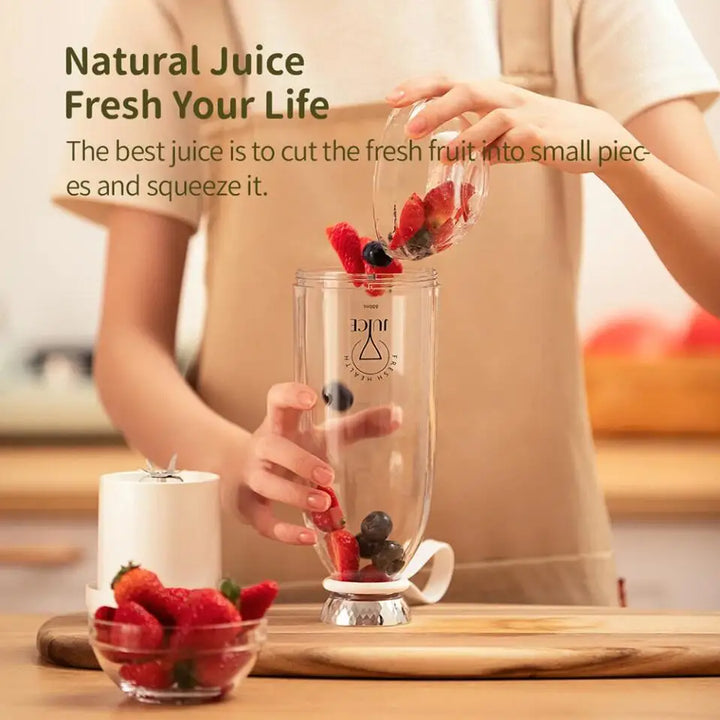 Donirt 500ml Portable Blender – Stainless Steel Juice & Smoothie Crusher