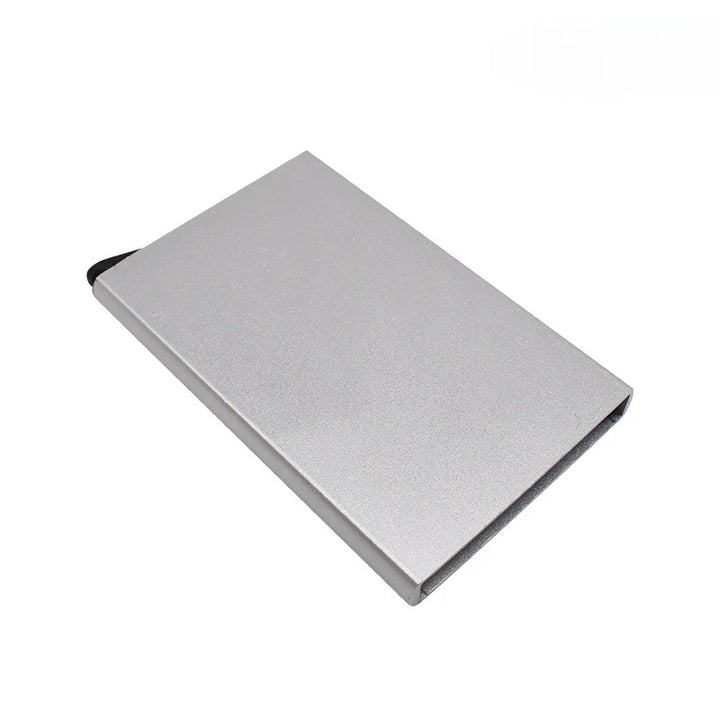 Men's Metal Card Holder – Business Style Slim RFID Wallet