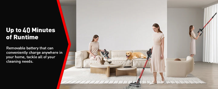 SUXIANGVAC Cordless Handheld Vacuum Cleaner – 1400W with HEPA Filter and LCD Display
