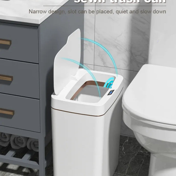 Smart Trash Can 15L – Auto Sensor & Self-Sealing Technology
