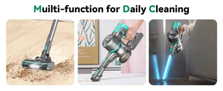 INSE S10K Cordless Vacuum Cleaner – 350W Portable, 1–2L Capacity with Crevice Nozzle