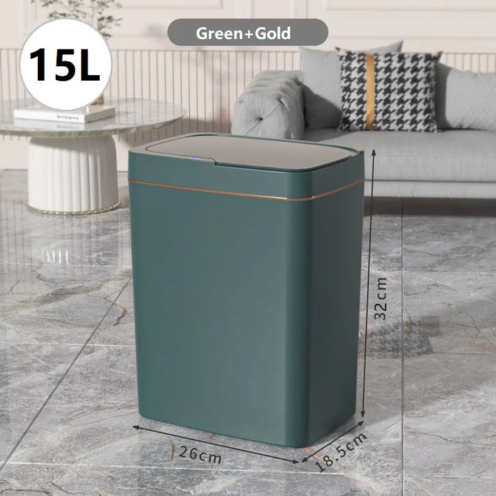 Smart Trash Can 15L – Auto Sensor & Self-Sealing Technology