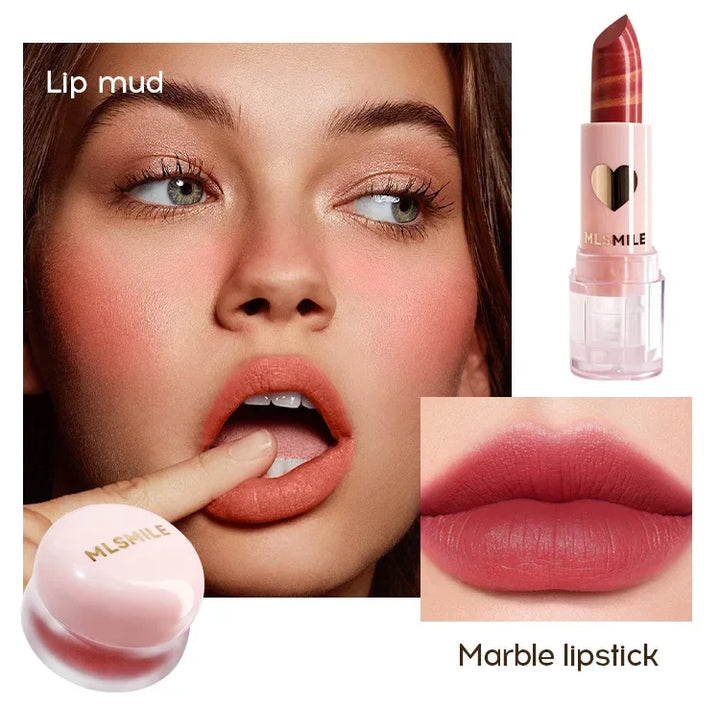 Face Makeup Set Portable Travel Size Lip Mud Mascara Blush Eyeliner Eyeshadow Contour Stick Highlighter Foundation Eyebrow Pen
