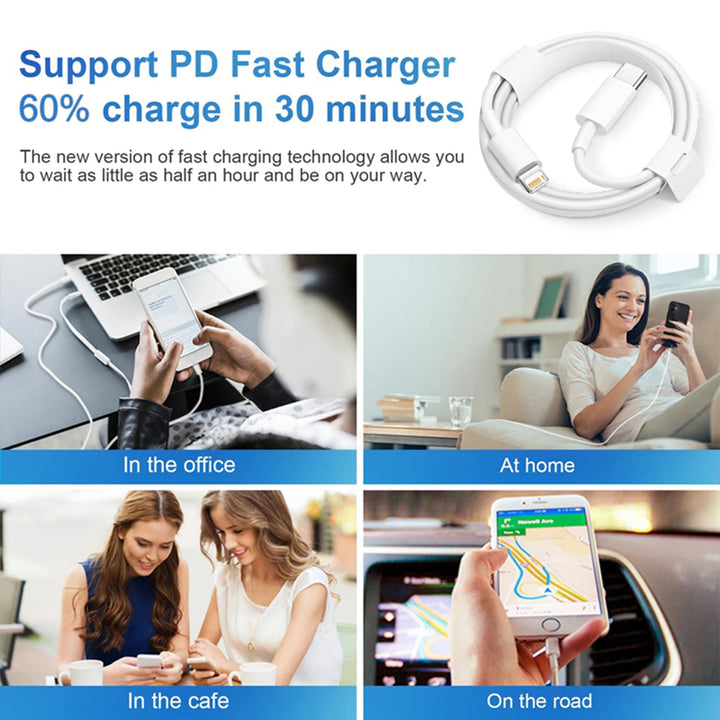 40W USB-C Fast Charger – Portable, Safe, and USB PD Compatible | QWQ