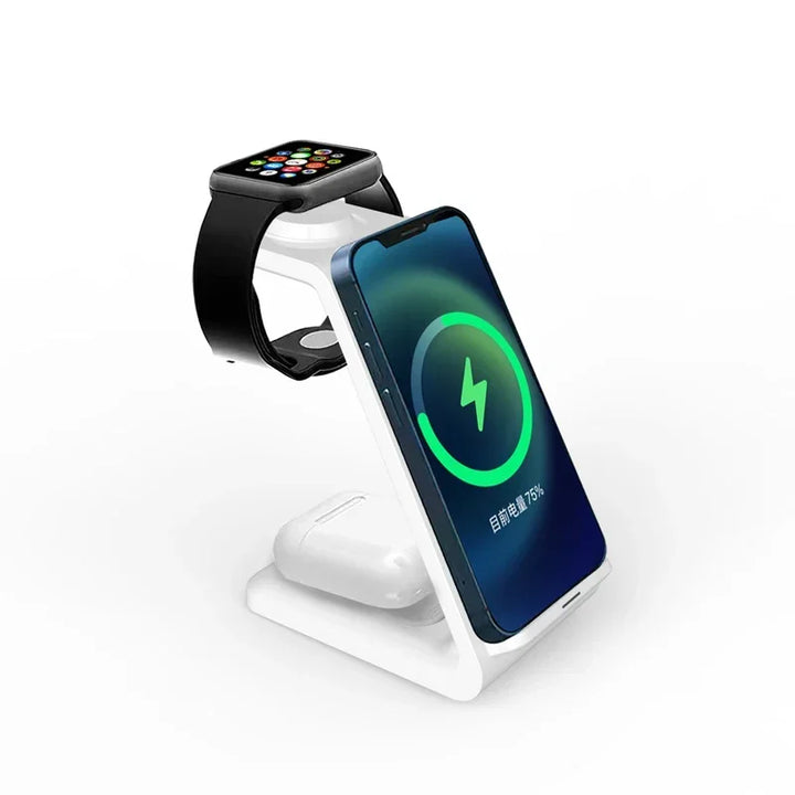 VIKEFON 30W Wireless Charger for iPhone – Type-C, Stand & Cable