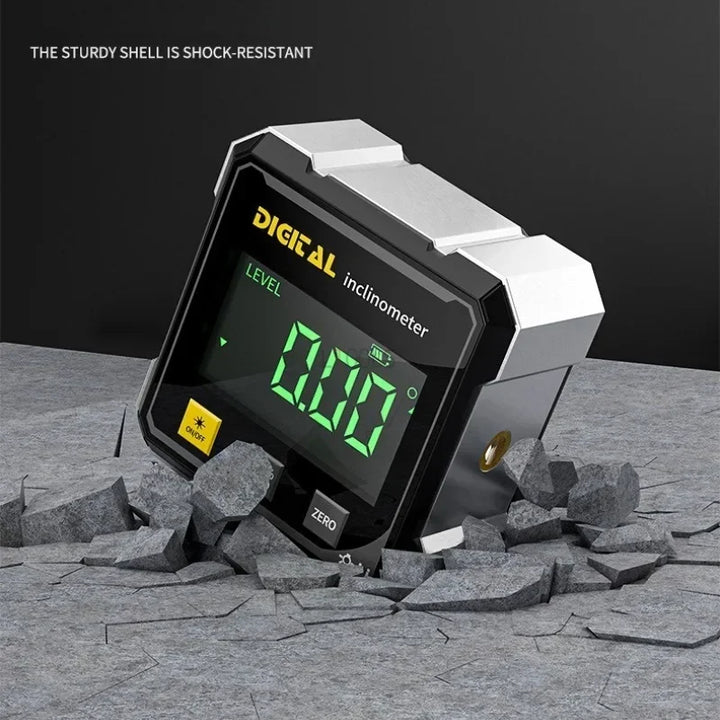 Rechargable Magnetic Digital Laser Inclinometer Multifunctional Electronic Digital Protractor Slope Horizontal Measuring Tools
