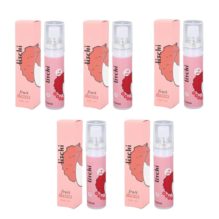 Lychee Flavor Breath Spray for travel Size 20ml Fresh Breath Oral Care Non Irritating Bad Breath Eliminator