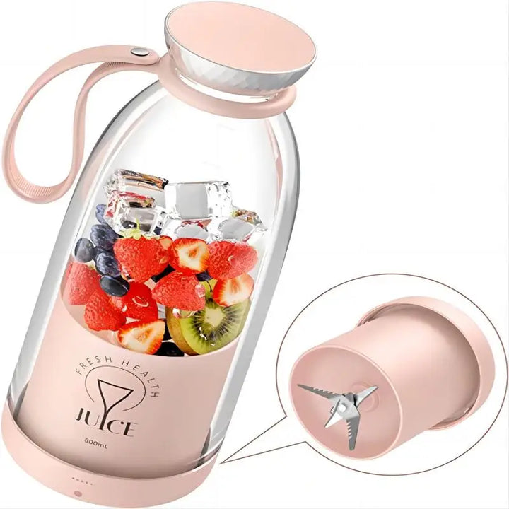 Donirt 500ml Portable Blender – Stainless Steel Juice & Smoothie Crusher