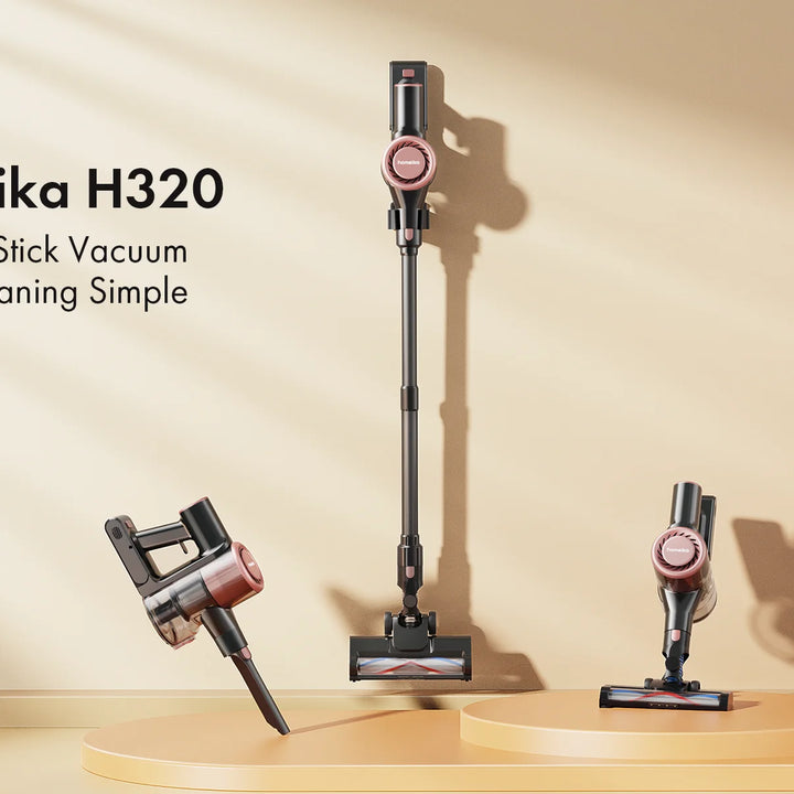 Homeika Portable Vacuum Cleaner with LCD Display, 3 Modes, 1–2 L Capacity, 110–240 V